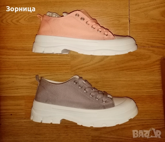 Дамски кецове от плат , снимка 1