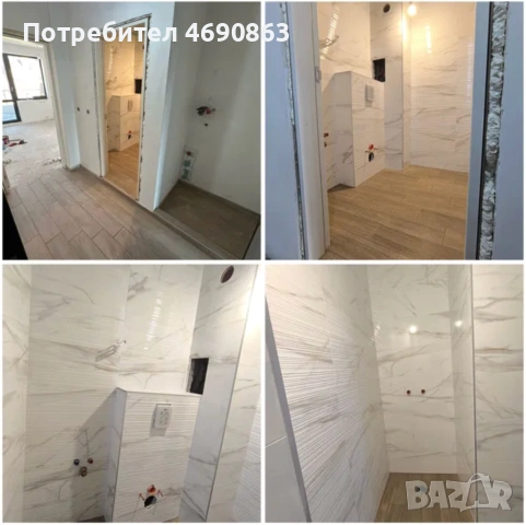 Лепене на плочки, гранитогрес, ест. камък - Бързо и качествено, снимка 9 - Ремонти на баня - 53096738