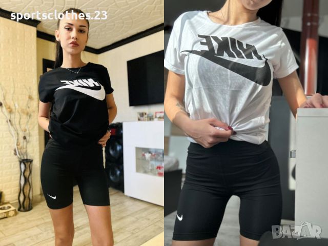 Дамски екипи комплекти Nike с тениска и дълго или късо клинче, снимка 1 - Спортни екипи - 45375683