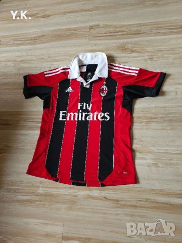 Оригинална тениска Adidas Climacool x AC Milan / Season 12-13 (Home), снимка 2 - Тениски - 40396896