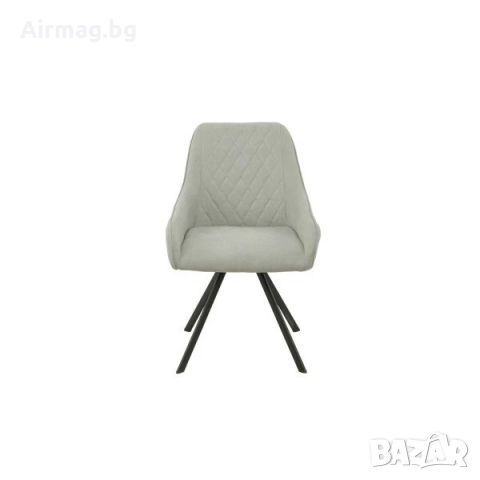 Трапезен стол Royal светло сив, снимка 1 - Столове - 45510229
