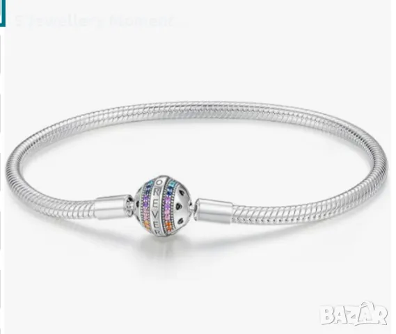 Сребърна гривна 925 Pandora Moment Family Tree Heart Clasp, снимка 2 - Гривни - 47159139