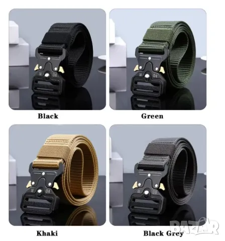 Tactical Belt Durable Adjustable Outdoor Hunting Belt Sports Airsoft Belt Military Belt War Shooting, снимка 7 - Екипировка - 48848667