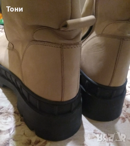 Нови Дамски Високи Боти Изцяло от Естествена Кожа 40, снимка 11 - Дамски боти - 52667750