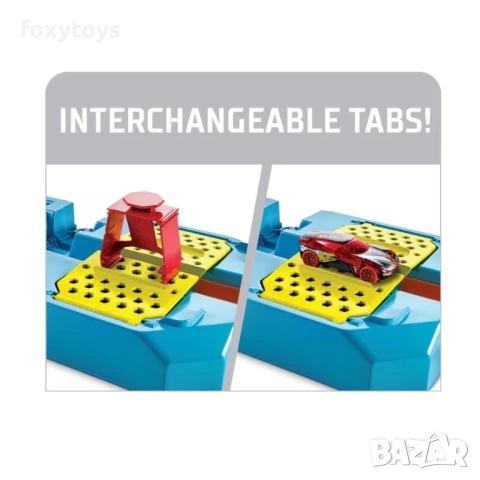 Игрален комплект в кутия - Hot Wheels писта за каскади, снимка 9 - Коли, камиони, мотори, писти - 46265079