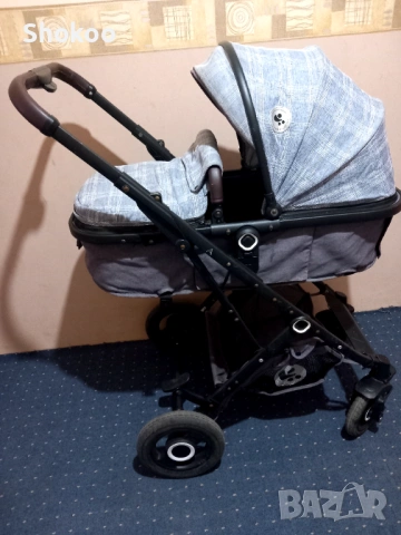Количка 3 в 1, снимка 3 - За бебешки колички - 53830122