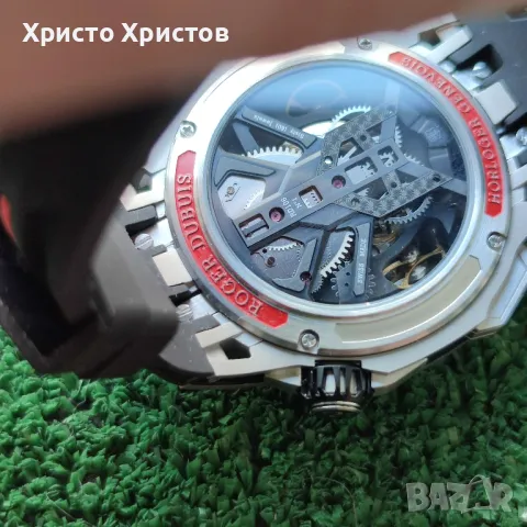 Мъжки луксозен часовник ROGER DUBUIS HORLOGER GENEVOIS POINCON DE GENEVE, снимка 9 - Мъжки - 46862572