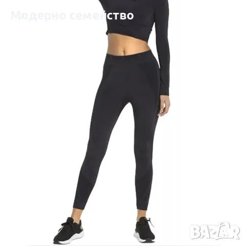 Дамски клин PUMA Evoknit High Waist 7/8 Leggings Black, снимка 1 - Клинове - 46856129