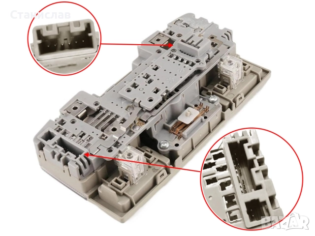 Плафон с бутон за ел шибедах (люк) Mazda 3 BL, снимка 2 - Части - 52304008