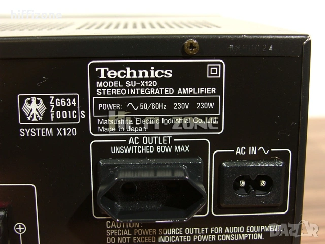 Усилвател  Technics su-x120 , снимка 9 - Ресийвъри, усилватели, смесителни пултове - 53707998