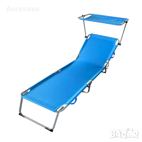 Градински шезлонг Muhler C2013, 188х56х25cm