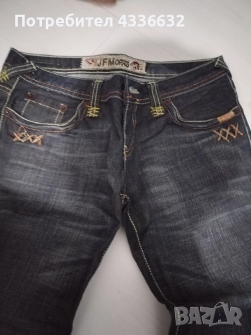 Дамски дънков пантолон!Ниска талия! Без забележки!