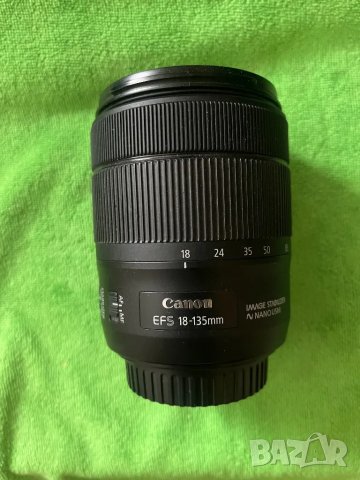 Обектив Canon EF-S 18-135mm f/3.5-5.6 IS USM, снимка 1 - Обективи и филтри - 48456948