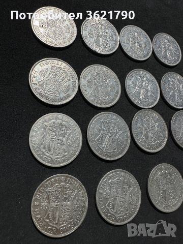 1/2 крона (Half Crown) Великобритания - сребърна монета, снимка 10 - Нумизматика и бонистика - 45147928