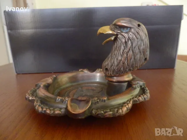 Пепелник със запалка, снимка 2 - Други ценни предмети - 50332590