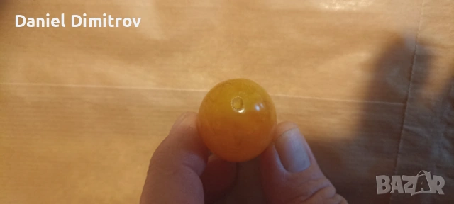 Голямо кехлибарено зърно от стара броеница, снимка 7 - Други ценни предмети - 53987905