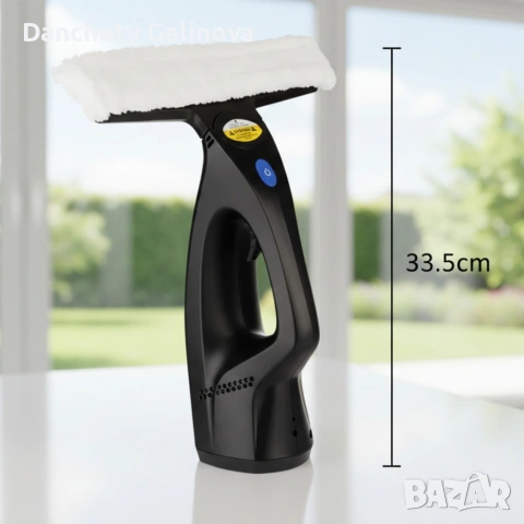 Прахосмукачка за прозорци OSSTOOLS 3 в 1 – Безжично почистване без капки и мокри следи, снимка 4 - Прахосмукачки - 53231822