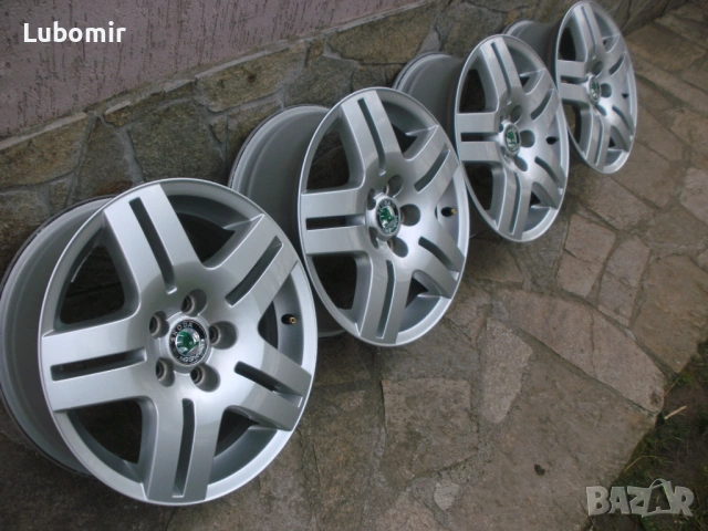 15 цола 5 х 100 мм 4 бр лети джанти-Skoda Fabia,Rapid,Roomster,Octavia1,Praktik,VW Golf 4,Bora,Polo 