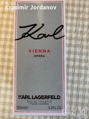 KARL LAGERFELD VIENNA OPERA, снимка 1 - Мъжки парфюми - 45405997