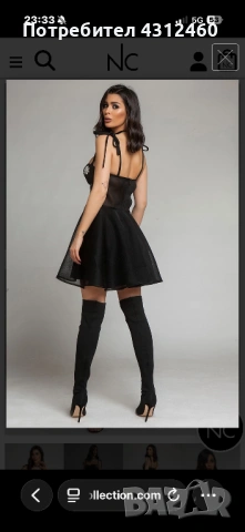 РОКЛЯ NIKOLE COLLECTION|Обличана веднъж|Като нова, снимка 6 - Рокли - 53898300