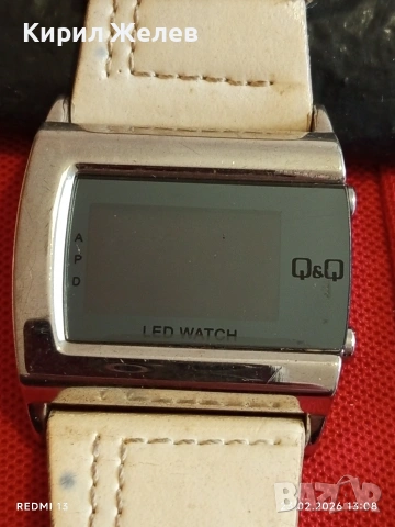 Модерен дамски часовник Q/Q LED WATCH много красив 49015, снимка 3 - Дамски - 53591861
