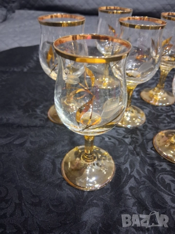 Сервиз с позлата 