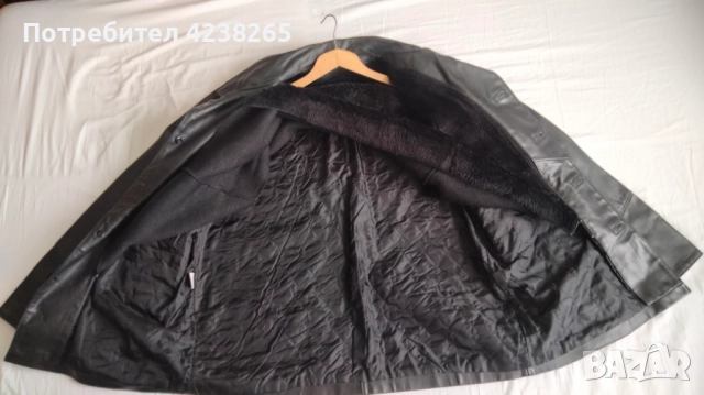 кожено яке - черно, естествена кожа, с подплата, снимка 8 - Якета - 52217014