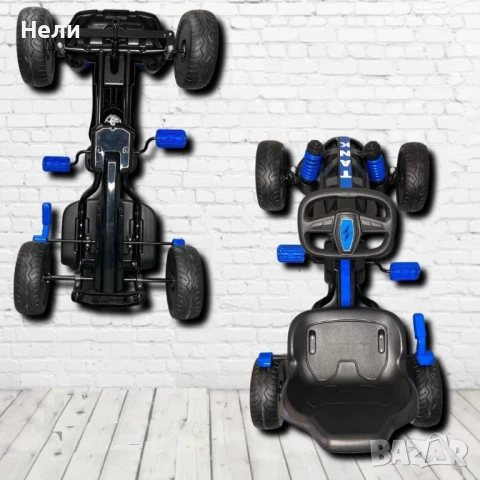 КАРТИНГ С педали TANK G23 С МЕКИ ГУМИ, снимка 9 - Детски велосипеди, триколки и коли - 51038806