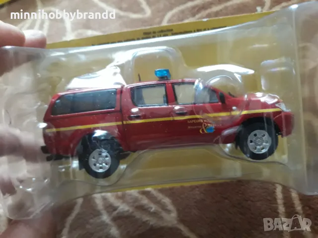 Toyota Fj Land Cruiser Nissan Navara Land Rover Defender Toyota Hilux Hachette 1.43 Scale Top Models, снимка 2 - Колекции - 50299435