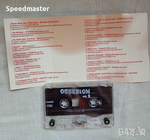 Obsesion vol.2 Latino Hits , снимка 2 - Аудио касети - 53938908