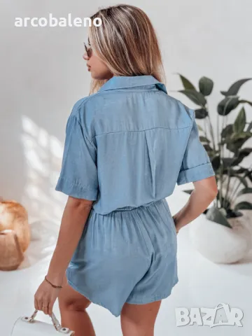 Дамски комплект от две части oversize LINEN LOVE, 2цвята , снимка 5 - Комплекти - 50283548