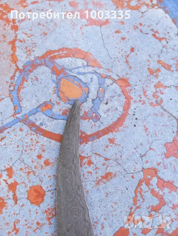 Нож -Крис, Дамаска стомана , снимка 6 - Антикварни и старинни предмети - 48991273