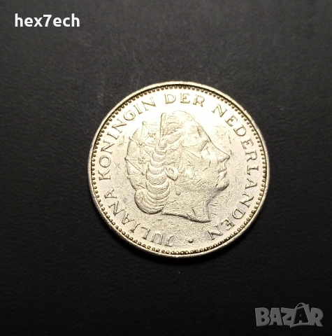 ❤️ ⭐ Холандия 1980 2 1/2 гулдена ⭐ ❤️, снимка 2 - Нумизматика и бонистика - 53703505