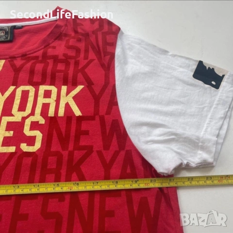 Мъжка тениска New York Yankees Cooperstown Majestic , снимка 3 - Тениски - 53731383