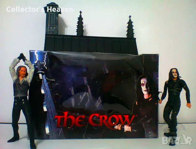  Гарванът THE CROW Eric Draven vs Top Dollar DIORAMA 2 figures NECA 2005 оригинални екшън фигурки , снимка 1 - Колекции - 48436134