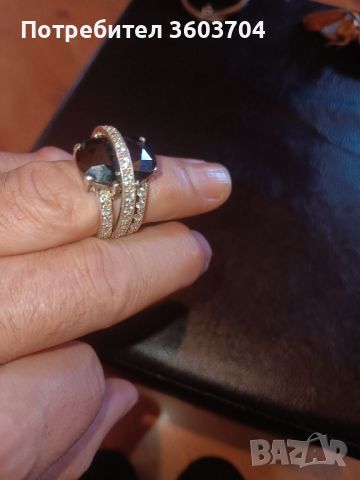 сребърен пръстен дамски, снимка 4 - Пръстени - 45221072
