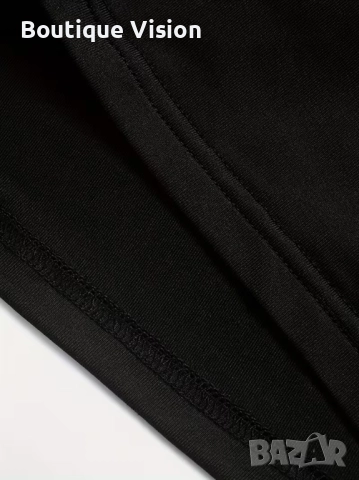 Ново! Стилна черна къса блузка, наличен размер S. , снимка 6 - Блузи с дълъг ръкав и пуловери - 52773973