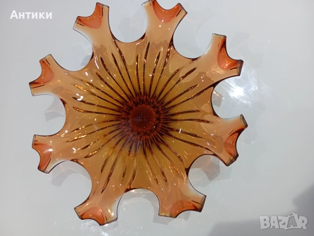 Кристална стара Купа Прекрасна  , снимка 10 - Чинии - 52493317