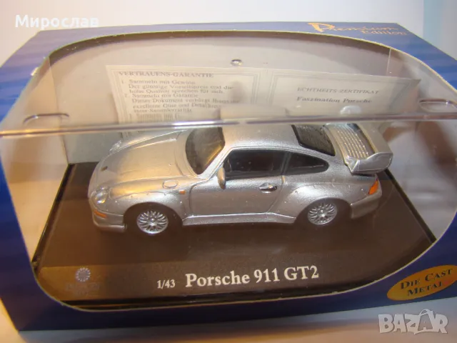 1:43 PORSCHE 911 AMERICAN MINT КОЛИЧКА МОДЕЛ, снимка 3 - Колекции - 48387079