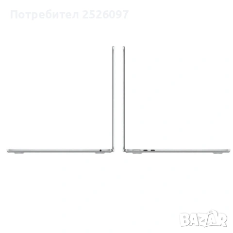 НОMacBook Air 15.3” M4/512GB/24GB/10GPU/10CPU/Silver/2025, снимка 3 - Лаптопи за работа - 53031569