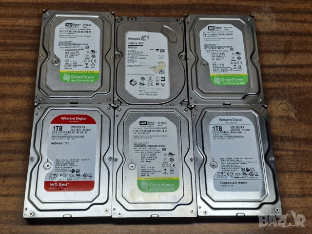 1TB DVR камери 1000GB хард диск за видеонаблюдение DVR или PC тествани