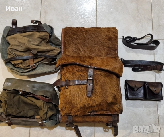 стара военна Швейцарска раница 