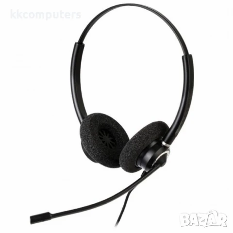 Addasound Crystal 2732 Duo, UC,QD, черни Слушалки с Микрофон