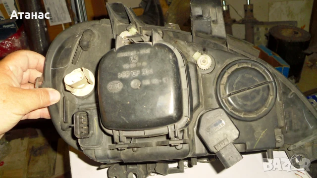 Оригинален ляв фар за Мерцедес МЛ Mercedes Ml. W163 Hella, снимка 4 - Части - 50764356