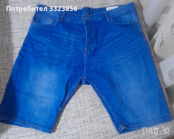 Къси мъжки дънкови панталони, снимка 1 - Къси панталони - 45842231
