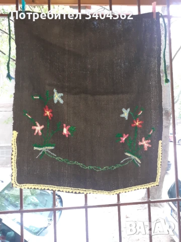 Автентична стара вълнена престилка за носия фъкана