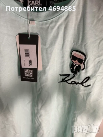 Тениска Karl Lagerfeld с етикет, снимка 4 - Тениски - 52924468