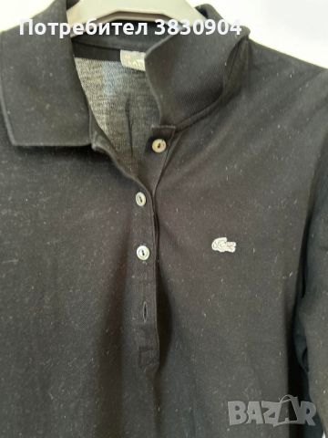Поло шърт Lacoste, М, 100% памук, дълъг ръкав, снимка 12 - Блузи с дълъг ръкав и пуловери - 45384895