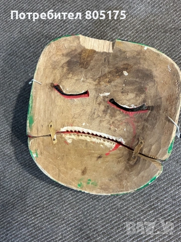 Индонезийска дървена маска, снимка 2 - Антикварни и старинни предмети - 53840148