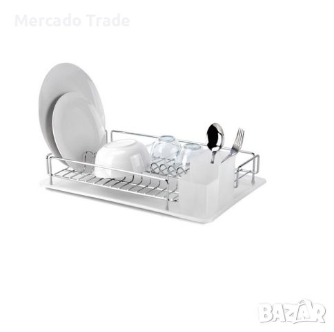 Метален сушилник Mercado Trade, С подложка, За кухня, снимка 1 - Сушилници - 46246581